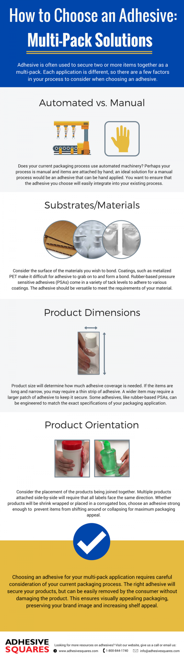 How to Choose an Adhesive: Multi-Pack Solutions
